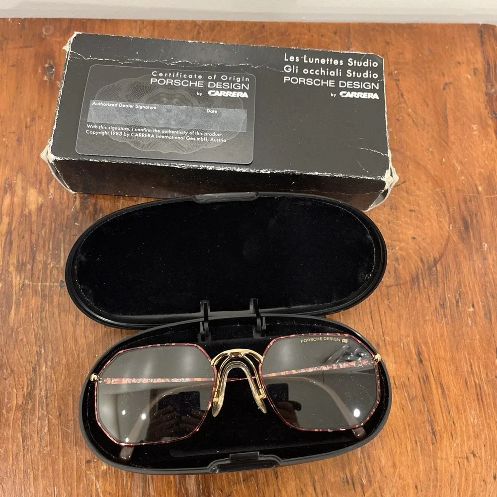 PORSCHE DESIGN VINTAGE NOS 5667 TORTOISE SHELL SUN &/OR READING GLASSES FRAMES.